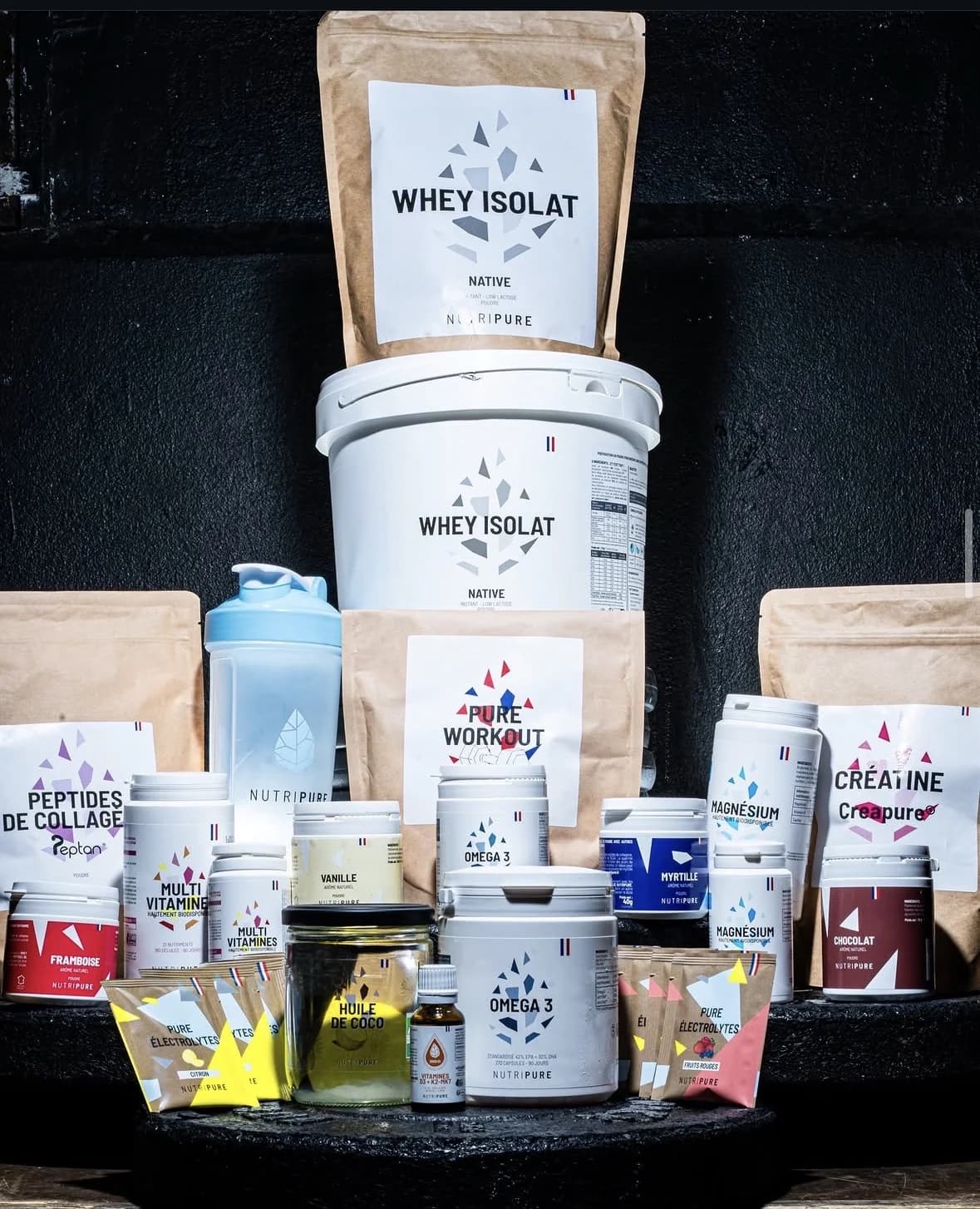 Sélection de compléments Nutripure chez Yana Athletic